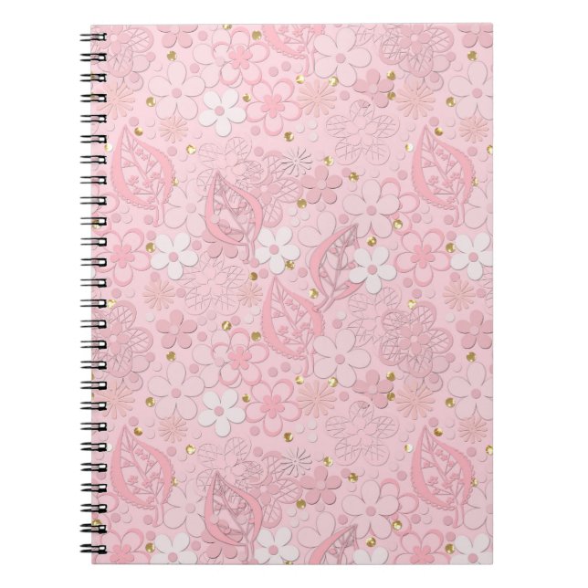 Paper flowers notebook (Front)