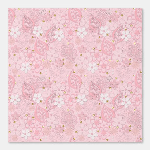 Paper flowers wallpaper