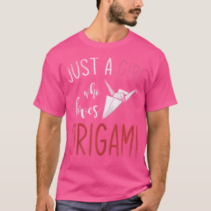 Paper Folding Art Origami Master Girls Women Origa T-Shirt