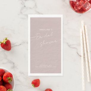 Paper Guest Towels Bride shower. Napkin