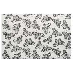 Paper kite butterfly pattern fabric
