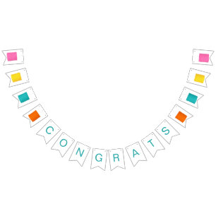 Paper Lantern Congratulations Bunting