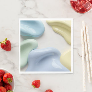 Paper luncheon napkin in stylish graphic