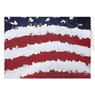 Paper Mache American Flag