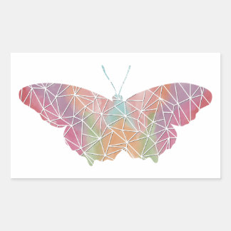 Paper Mosaic Butterfly Sticker