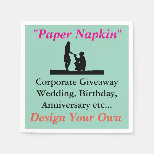Paper Napkin (Front)