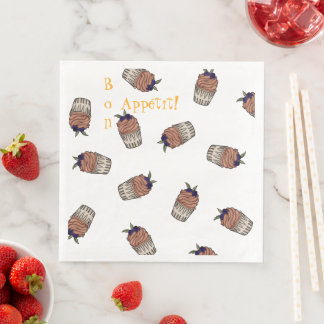 Paper Napkin "chocolate mousse" Serviette