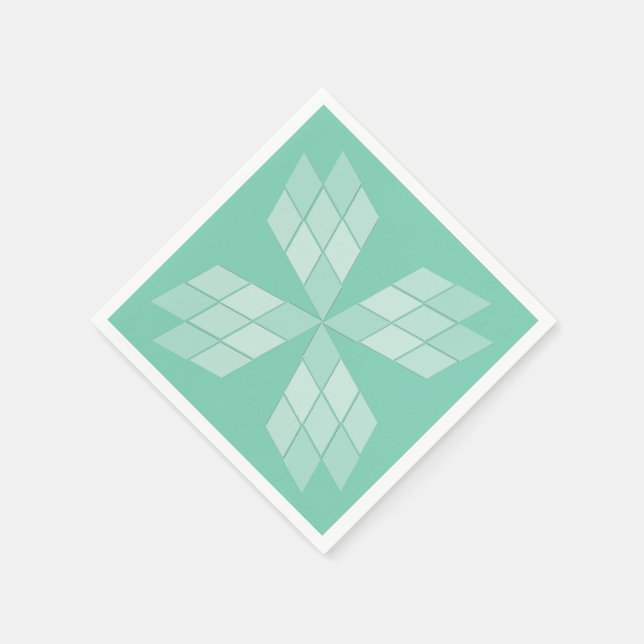 Paper Napkin - Diamond Petals (Corner)