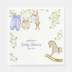 Paper Napkin for baby shower.