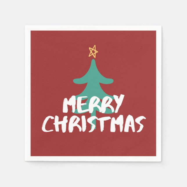 Paper Napkin for Christmas (Front)