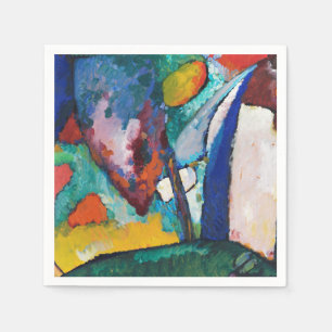 PAPER NAPKIN : KANDINSKY : THE WATERFALL