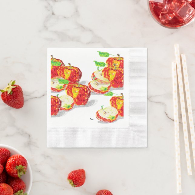 Paper Napkin : Love OF Apples  (Insitu)