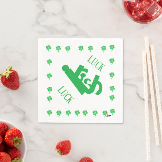 Paper Napkin : Luck of The Irish