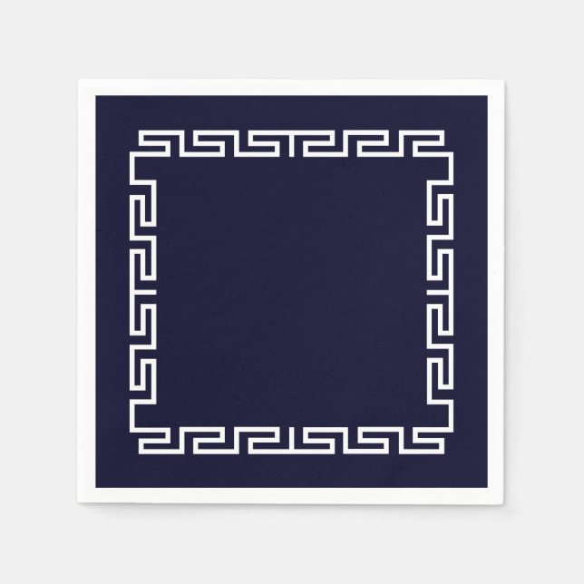 Paper napkin "Mykonos" (Front)