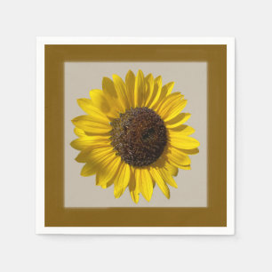 Paper Napkin Sunflower