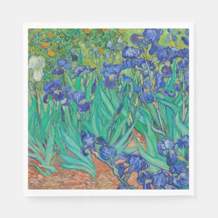 PAPER NAPKIN : VAN GOGH IRISES