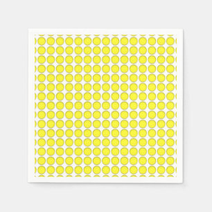 Paper Napkin - Yellow Dots