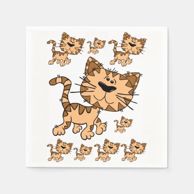 Paper Napkins Cat (Front)