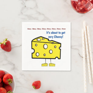 Paper Napkins, Cheesy Cheese Napkin