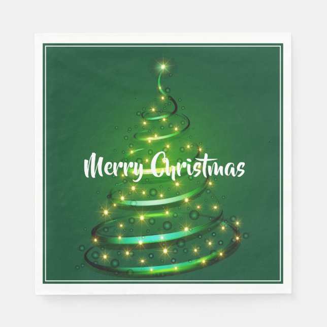 Paper Napkins-Christmas Tree Napkin (Front)