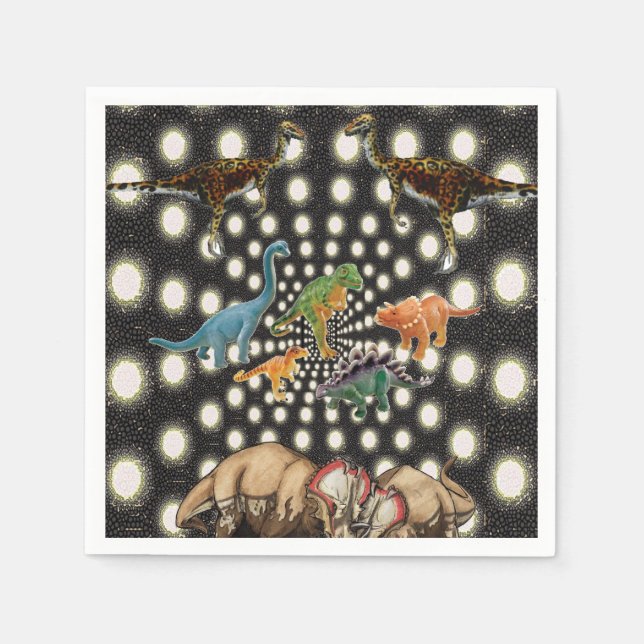 Paper Napkins Dinosaur (Front)