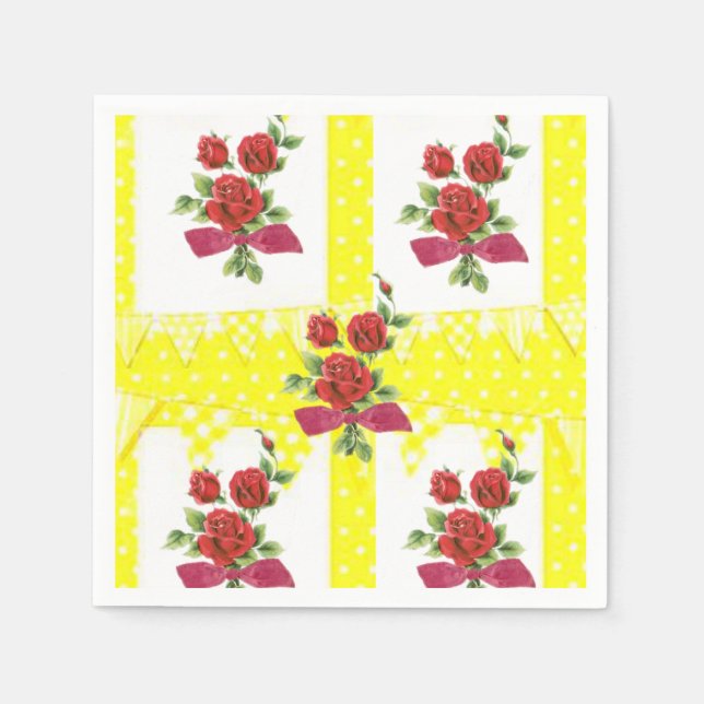 Paper Napkins Floral (Front)