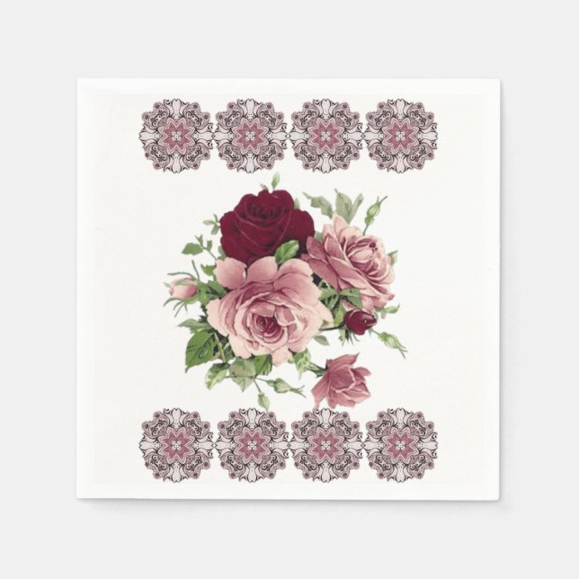 Paper Napkins Floral (Front)