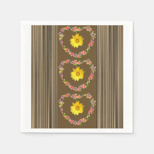 Paper Napkins Floral