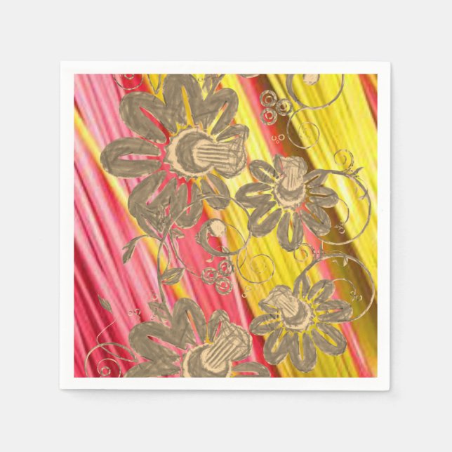 Paper Napkins Floral (Front)