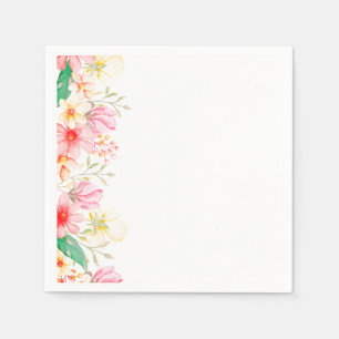 Paper Napkins-Floral Print Napkin