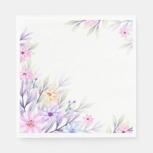 Paper Napkins-Floral Print Napkin