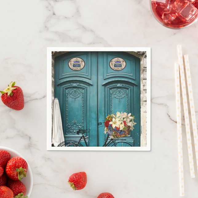 Paper Napkins, Floral Vintage Napkin (Insitu)