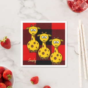 Paper Napkins, Giraffe Napkin