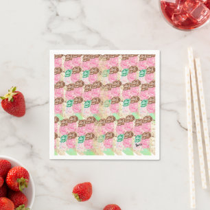 Paper Napkins : Ice Cream Flavours