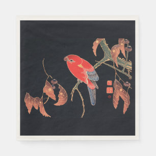 PAPER NAPKINS : JAPANESE WOODBLOCK : ITÖ JUKUCHŪ