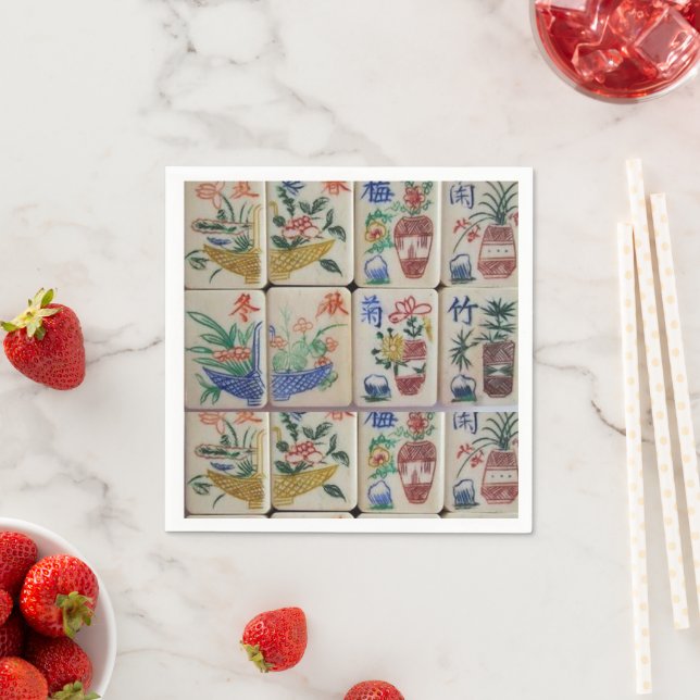 Paper Napkins, Mahjong Napkin (Insitu)