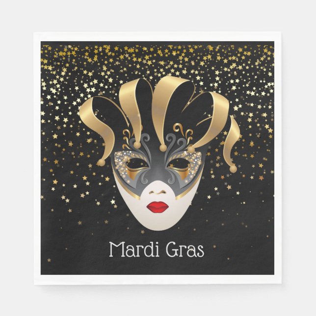 Paper Napkins Mardi Gras (Front)