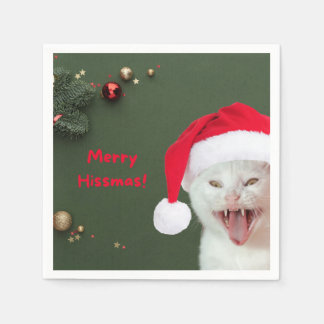 Paper Napkins, Merry Hissmas Wishes Napkin