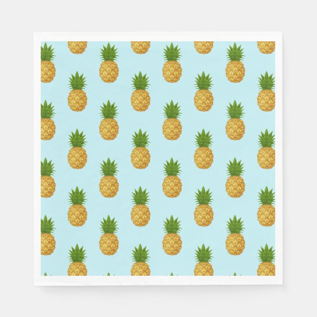 Paper Napkins-Pineapples Napkin (Front)