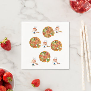 Paper Napkins, Pizza Napkin