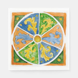 Paper napkins SCT_P7-1 Traditional Sicilian design