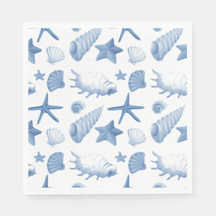 Paper Napkins-Seashells Napkin
