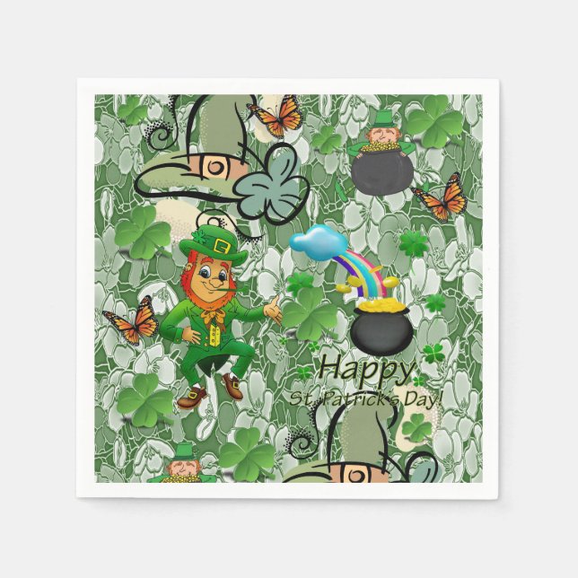 Paper Napkins St. Patrick's Day (Front)