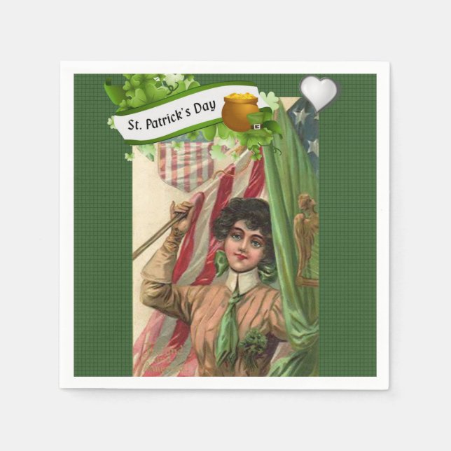 Paper Napkins St. Patrick's Day (Front)