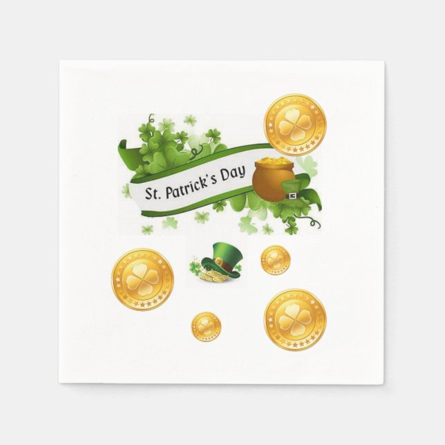 Paper Napkins St. Patrick's Day (Front)
