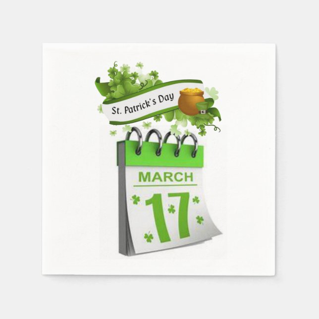 Paper Napkins St. Patrick's Day (Front)