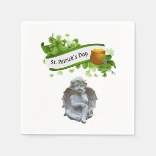 Paper Napkins St. Patrick's Day Angel