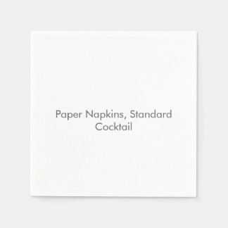 Paper Napkins, Standard Cocktail Napkin
