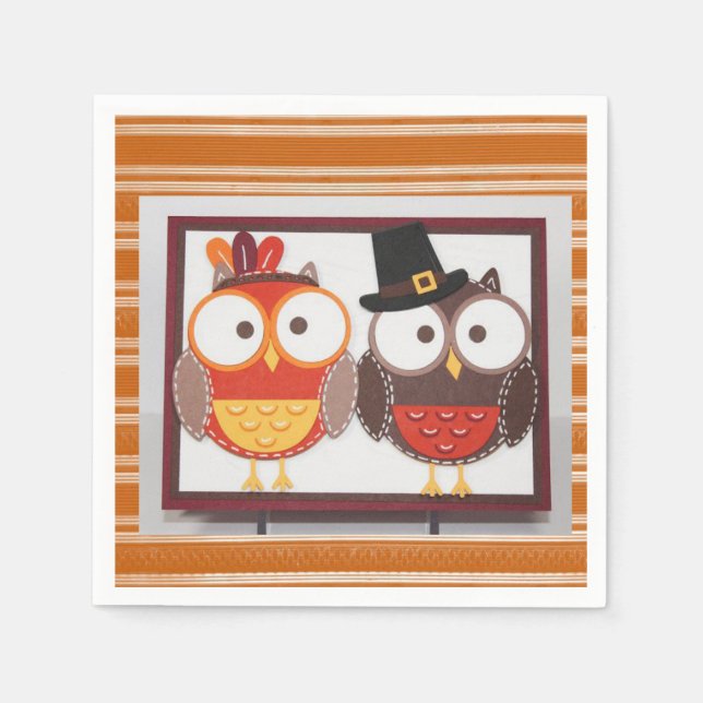 Paper Napkins Thanksgiving (Front)