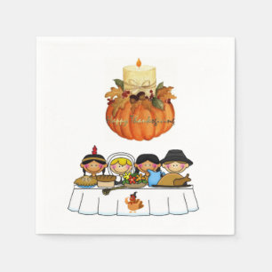 Paper Napkins Thanksgiving